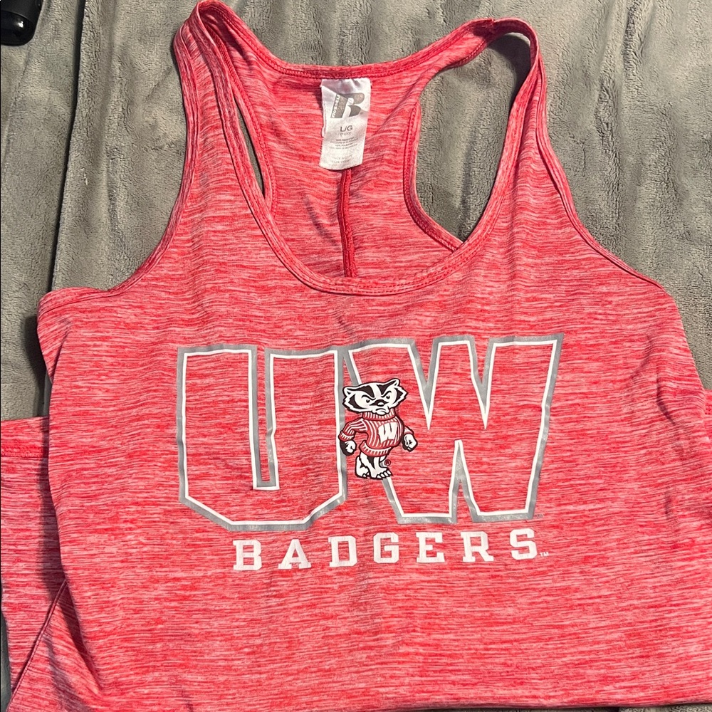 Russell Athletic Red Muscle Tee
